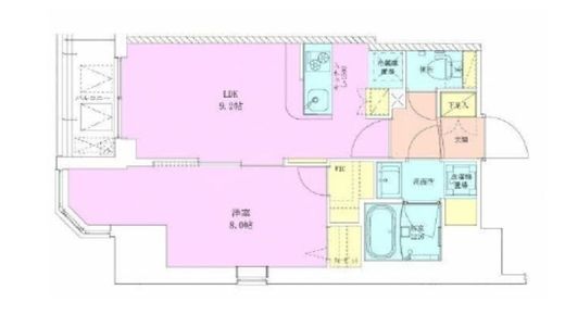 半蔵門レジデンス　704号室　間取り