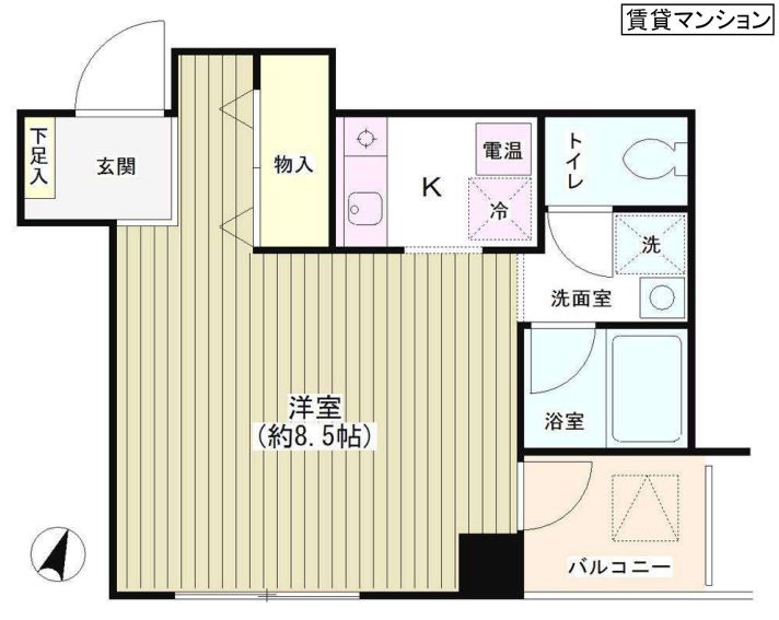 ＴＫＲ神田多町　303号室　間取り