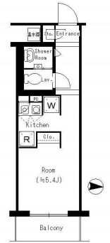 ラフィーヌ芝公園　307号室　間取り