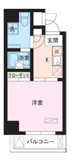 レジディア大井町　1204号室　間取り