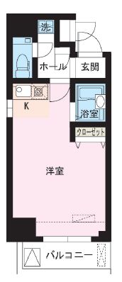 レジディア大井町　402号室　間取り