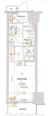 アルテシモアルド　1303号室　間取り