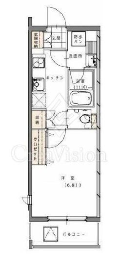 ベラスウィータ　103号室　間取り