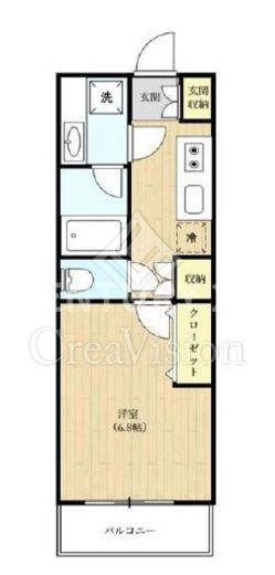 ベラスウィータ　214号室　間取り