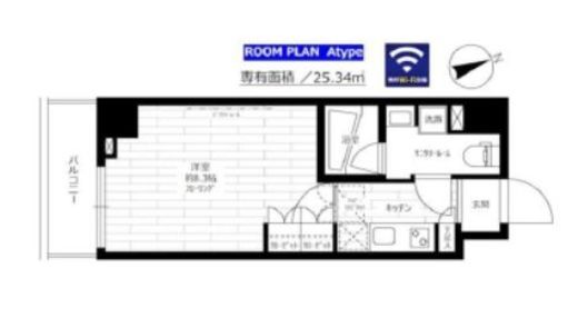 ステージグランデ早稲田　402号室　間取り