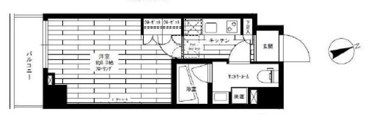 ステージグランデ早稲田　802号室　間取り