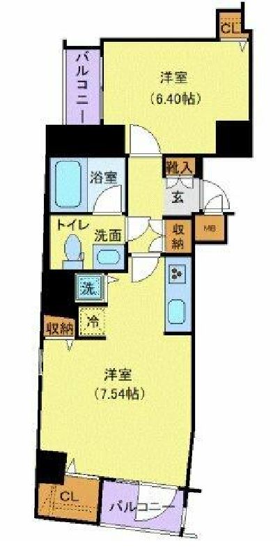 ル・リオン牛込柳町　302号室　間取り