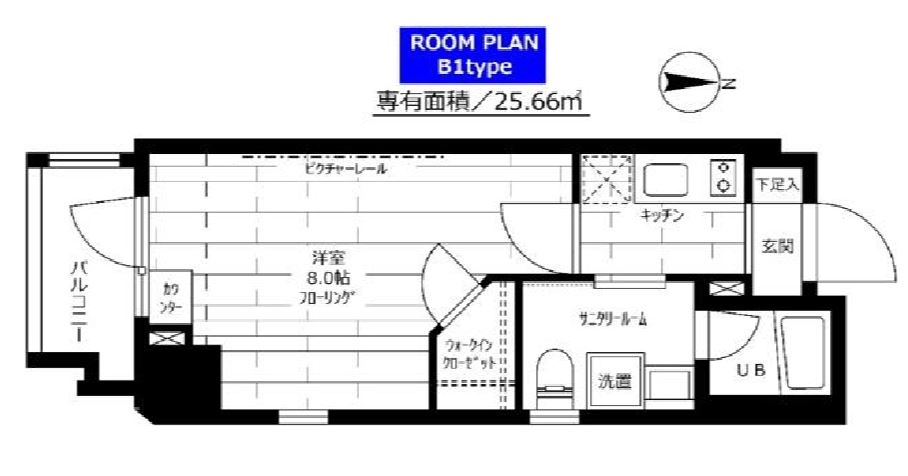 ステージファースト新宿原町　402号室　間取り