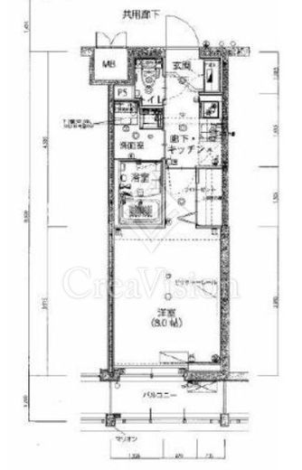 ハーモニーレジデンス新宿御苑 THE WEST　309号室　間取り