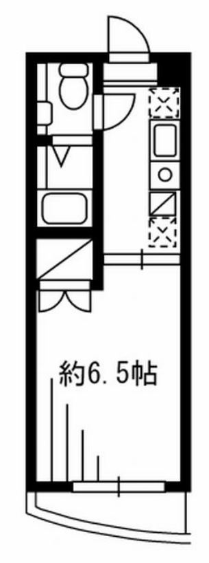 F.S.C.新宿マンション　201号室　間取り