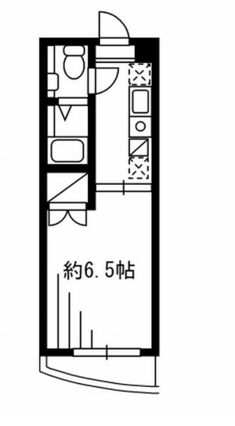 F.S.C.新宿マンション　405号室　間取り