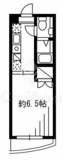 F.S.C.新宿マンション　206号室　間取り