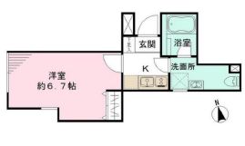 リベルタ東新宿　204号室　間取り
