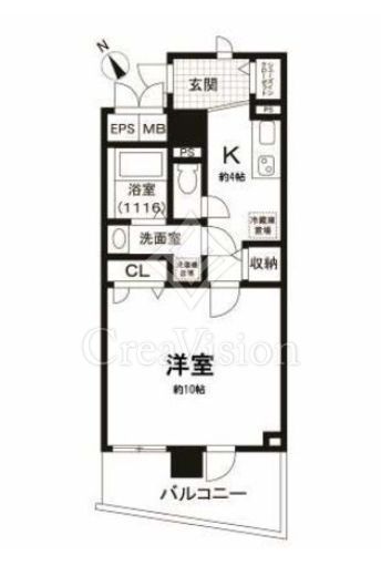 サンタグリュス武蔵小山　806号室　間取り