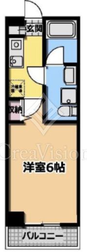 ラ・ヴィスタ西新宿　402号室　間取り