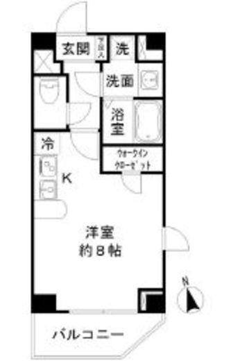 リテラス九段南　1302号室　間取り