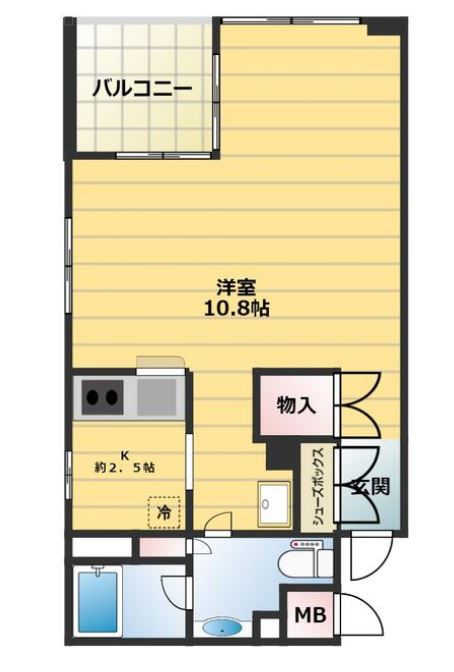 ディモーラ　503号室　間取り