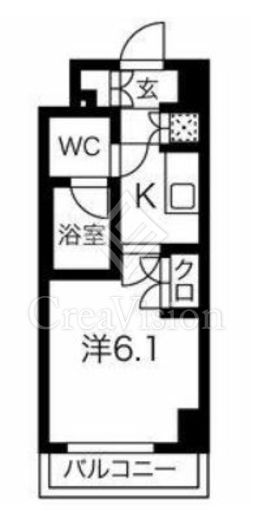 スパシエグランス早稲田　104号室　間取り