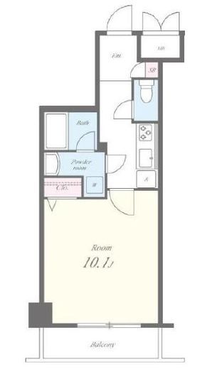 ソレイユ神楽坂　403号室　間取り