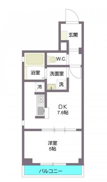 グランドヒルズ西早稲田　207号室　間取り