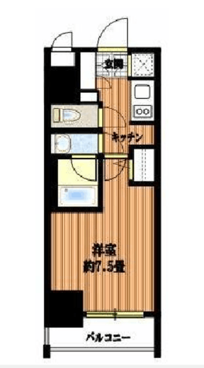コンシェリア新宿ヒルサイドスクエア　201号室　間取り