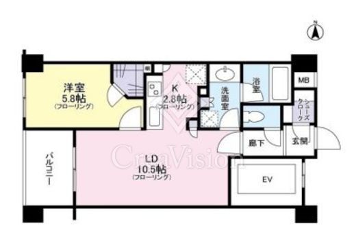 クレアホームズ新宿百人町　209号室　間取り
