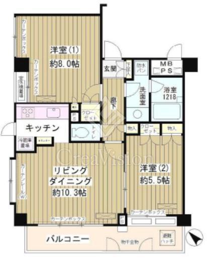 パークブルーム三葉　201号室　間取り