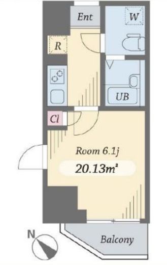 ダイヤモンドタワー西小山　506号室　間取り