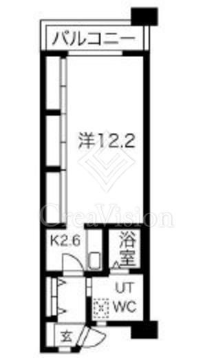 シティコート目黒　3-217号室　間取り