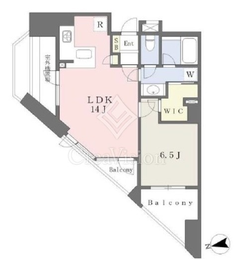 クオリア目黒祐天寺　501号室　間取り