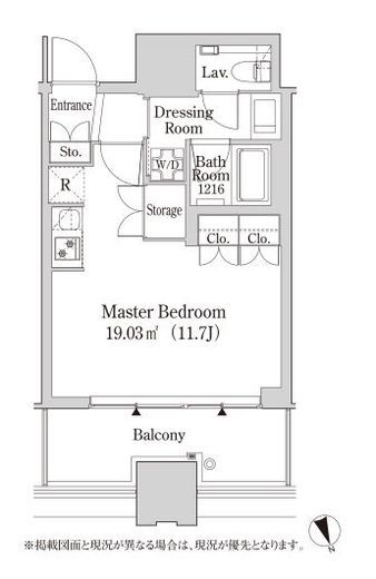 大崎ガーデンレジデンス　1021号室　間取り
