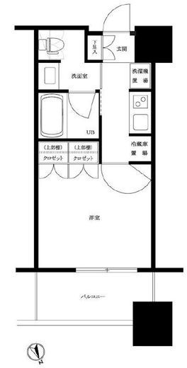 大崎ガーデンレジデンス　923号室　間取り