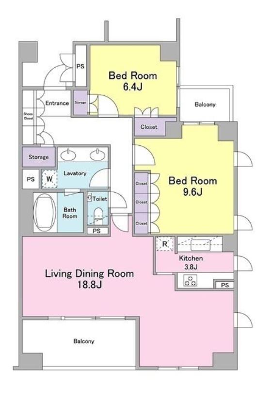 ランテンヌ四谷　309号室　間取り