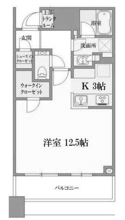 ブリリアタワーズ目黒　812号室　間取り