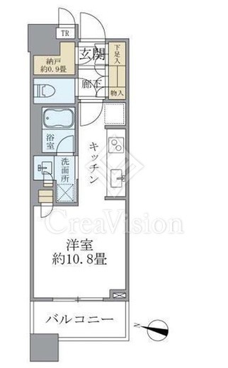 ブリリアタワーズ目黒　N501号室　間取り