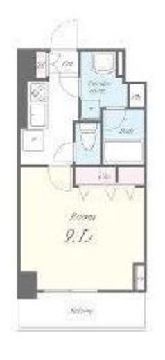 月島リバーサイドハイツ　104号室　間取り