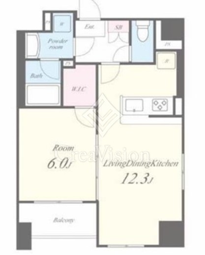 アーバンレジデンス神田富山町　701号室　間取り