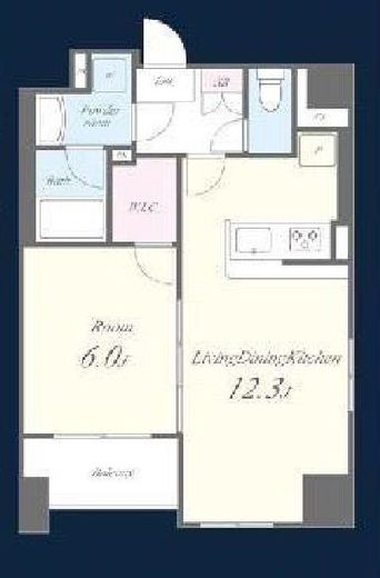 アーバンレジデンス神田富山町　701号室　間取り