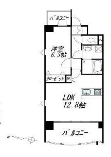 プリマベーラ大崎　601号室　間取り
