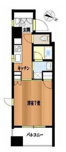 ステージグランデ新川　1101号室　間取り