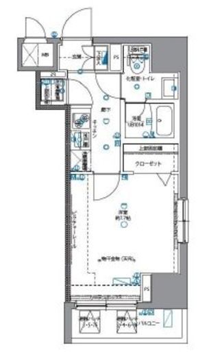 パティーナ月島　304号室　間取り