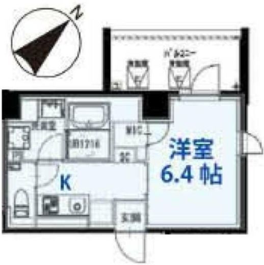 市ヶ谷仲之町ヒルズ　N310号室　間取り
