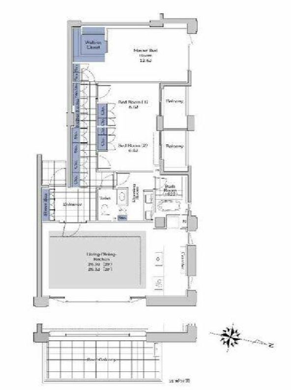 プライムメゾン御殿山WEST　209号室　間取り