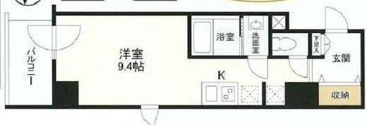 スタイリオ中延　801号室　間取り
