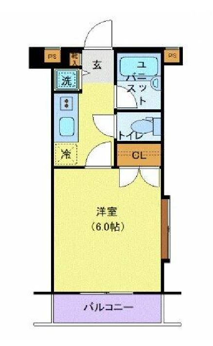 グラントゥルース目黒花房山　105号室　間取り