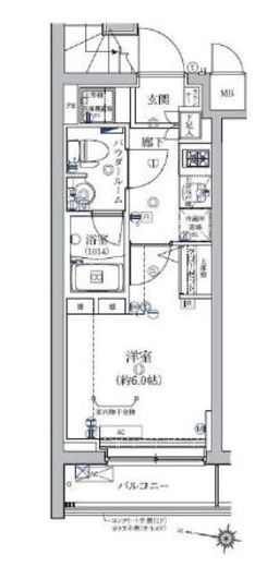 アルテシモカーロ　201号室　間取り