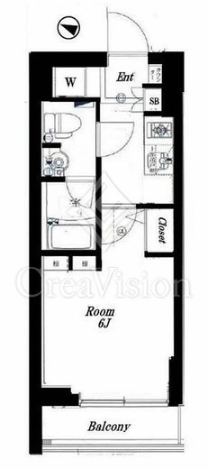 アルテシモカーロ　401号室　間取り