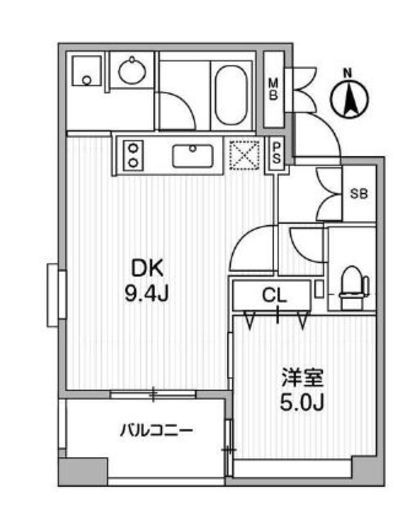 クリオ三田ラ・モード　301号室　間取り