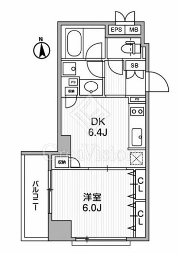 クリオ三田ラ・モード　302号室　間取り