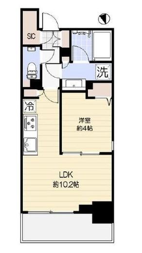 ピアース南麻布　208号室　間取り